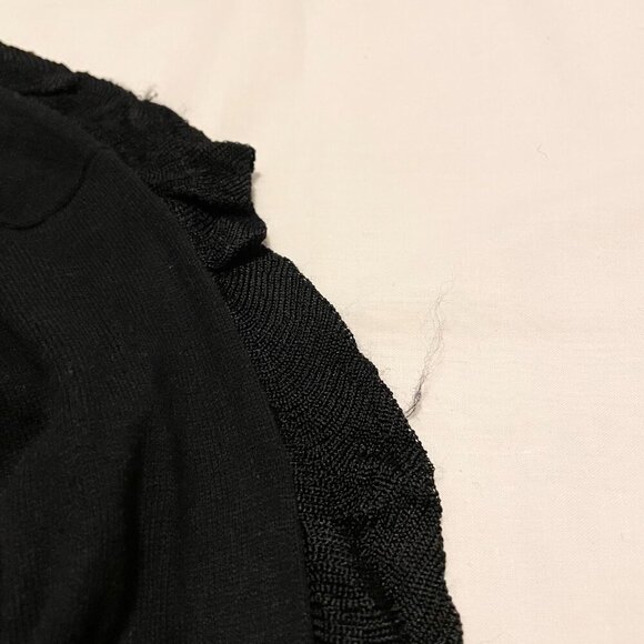 Michael Kors Womens Size Small Long Sleeve Turtleneck Ruffled Sleeves Sweater - Picture 14 of 16